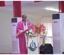 Dean Academic Affairs Presenting the Graduating Batch of Students for the Award of the Degree