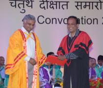 Director Presenting the Degree